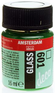 Amsterdam glass deco farba do szkla 16 ml 601 jasny zielony 